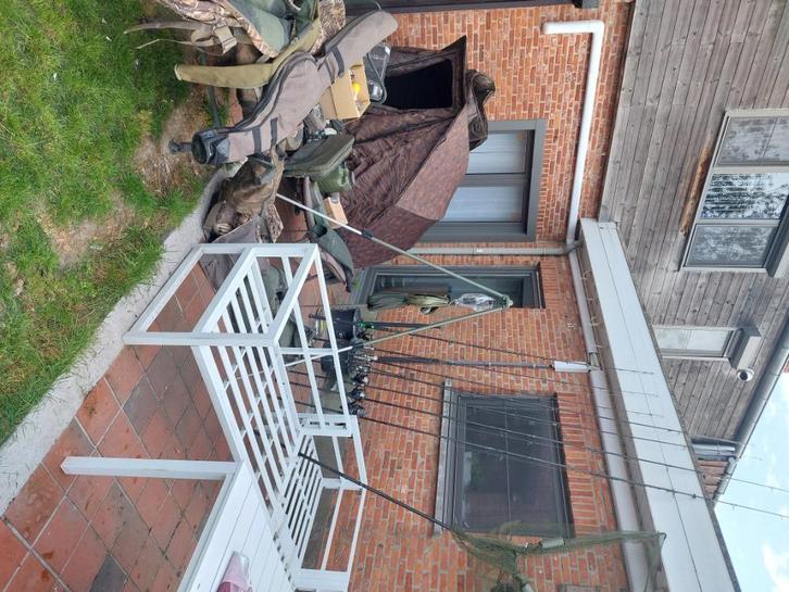 Karper en meerval materiaal, Watersport en Boten, Hengelsport | Algemeen, Gebruikt, Complete hengel, Ophalen