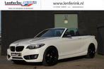 BMW 218 2-serie Cabrio 218d Sportline Navi Sportstoelen Clim, Auto's, BMW, Automaat, Zwart, Bedrijf, Diesel