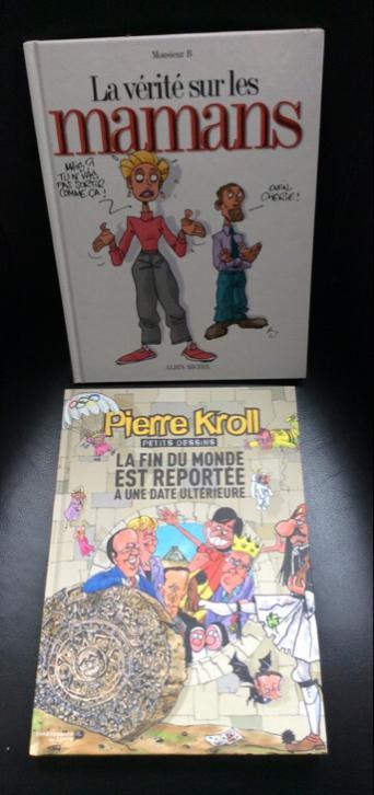 Pierre Kroll, La fin du monde...et La vérité sur les mamans, Livres, Humour, Comme neuf