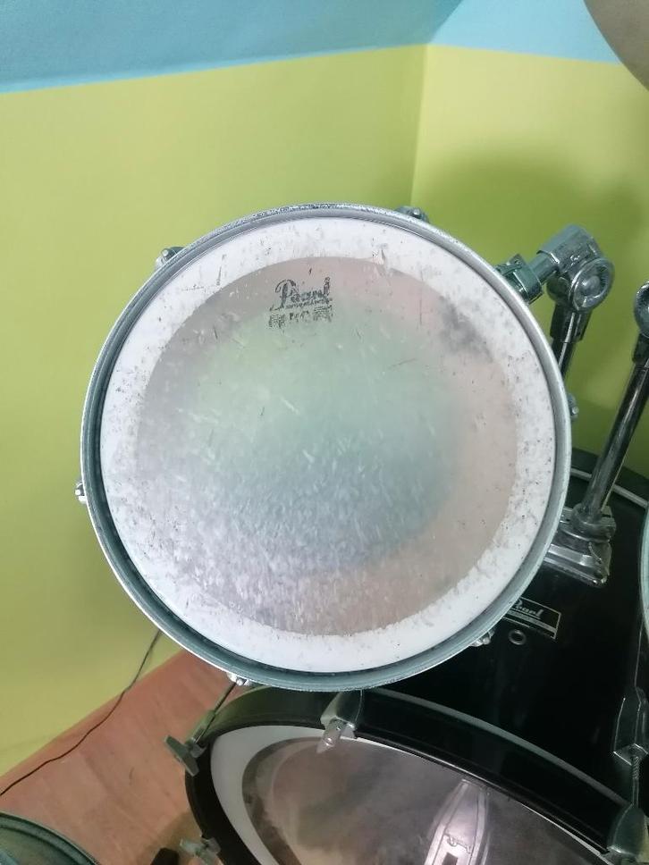 Compleet Pearl akoestisch drumstel + Zildjian bekkens, Musique & Instruments, Batteries & Percussions, Utilisé, Pearl, Enlèvement