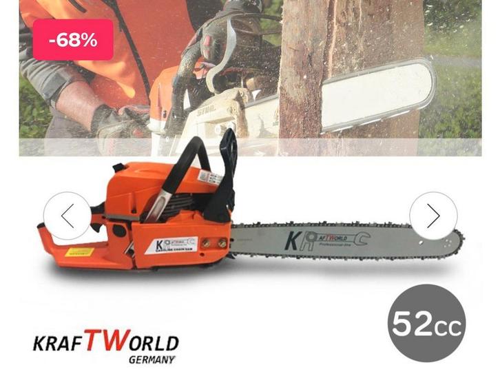 Diverse nieuwe modellen benzine kettingzaag, Tuin en Terras, Hand-tuingereedschap, Nieuw, Ophalen of Verzenden