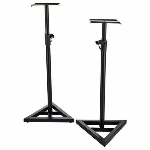 Monitor standaard / stands + monitor isolatie pads, Muziek en Instrumenten, Standaarden, Zo goed als nieuw, Ophalen