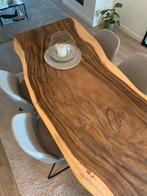 Outdoor eettafel massief hout, Tuin en Terras, Ophalen, Zo goed als nieuw, Hout
