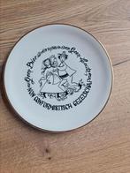 Wandbord : geen bier geen leute 1958 / Cerabel De Baudour, Antiek en Kunst, Ophalen of Verzenden