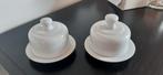 2porseleine boterpotjes, Enlèvement ou Envoi