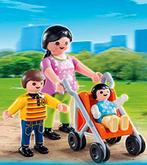 Playmobil Maman avec enfants et landau (4782), Comme neuf