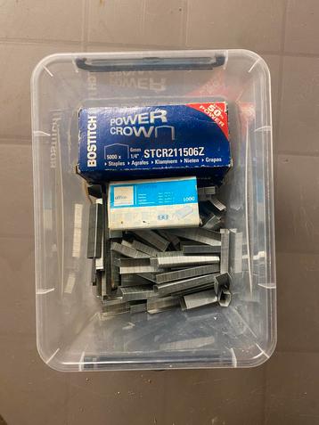 Set nietjes – Bostitch PowerCrown STCR211506Z + andere maten beschikbaar voor biedingen