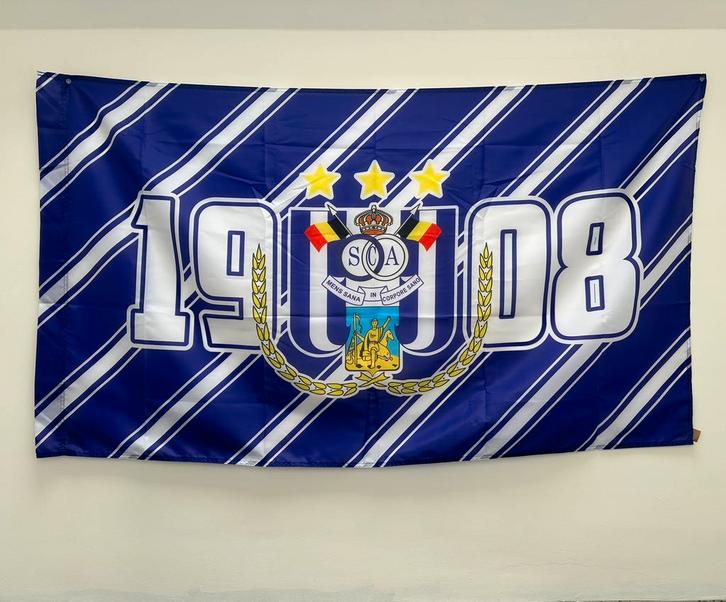RSCA Vlag, Verzamelen, Sportartikelen en Voetbal, Nieuw, Ophalen of Verzenden