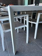 Table de jardin moderne en aluminium blanc avec 8 chaises, Jardin & Terrasse, Enlèvement, Utilisé, Aluminium, Salons de jardin