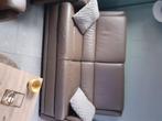 Lederen salon beige, Huis en Inrichting, Ophalen, Zo goed als nieuw, Leer