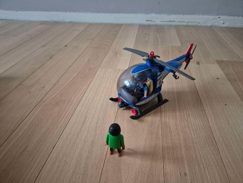 politie helikopter met extra boef, Kinderen en Baby's, Speelgoed | Playmobil, Gebruikt, Complete set, Ophalen