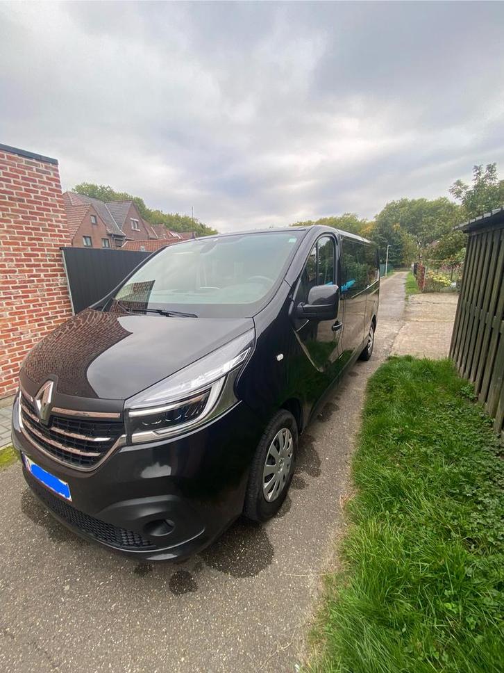 Renault Traffic Dubbel Cabine 2.0 Automaat Trekhaak, Auto's, Renault, Particulier, Trafic, Schuifdeur, Diesel, Euro 6, Overige carrosserie