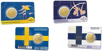 Finland 2025 - Fins-Zweedse atletiekspelen - 2 euro coincard beschikbaar voor biedingen