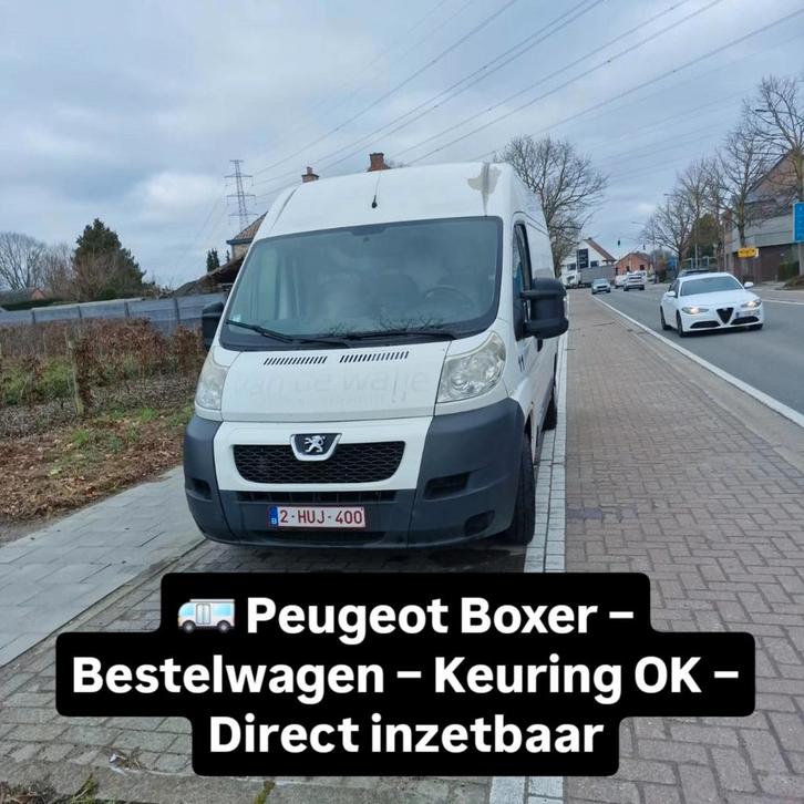 Peugeot Boxer bestelwagen – Diesel e 5 Keuring tot 01/2027 –, Auto's, Peugeot, Bedrijf, Boxer, Diesel, Euro 5, Handgeschakeld