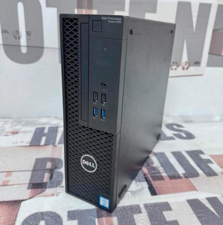 DELL PRECISION TOWER 3420 INTEL XEON E3 500GB SSD 16GB RAM, Computers en Software, Desktop Pc's, Zo goed als nieuw, 3 tot 4 Ghz
