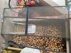 Vliegendeur met kader en pomp, Doe-het-zelf en Bouw, Deuren en Vliegenramen, Gebruikt, 215 cm of meer, Buitendeur, Metaal