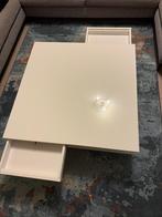 Witte salontafel, Huis en Inrichting, Tafels | Salontafels, Ophalen, Zo goed als nieuw