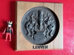 520) gietijzeren versie "het wapen van Leuven", Postzegels en Munten, Penningen en Medailles, Overige materialen, Ophalen of Verzenden