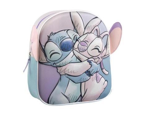 Stitch en Angel Rugzak 3D - 31 cm - Disney, Handtassen en Accessoires, Tassen | Rugtassen, Nieuw, Disney of Dora, 25 tot 40 cm