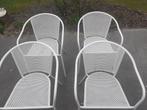 Metalen tuinstoelen, Tuin en Terras, Tuinstoelen, Ophalen, Gebruikt, Metaal, Stapelbaar