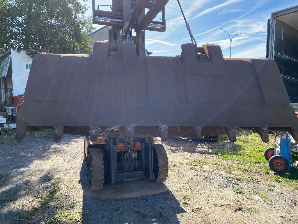 Graafbak van wielader, Ophalen, Wiellader of Shovel