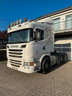 G410 6x2 voorloper gestuurd, Auto's, Vrachtwagens, Achterwielaandrijving, Scania, Leder en Stof, Wit