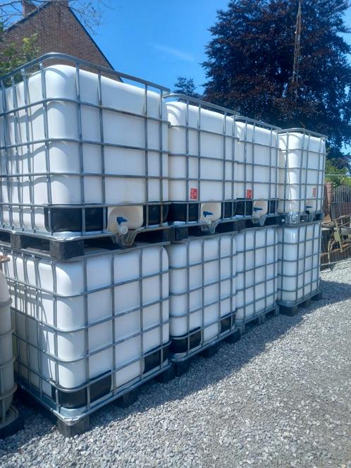 Ibc containers 1000l melkwit anti algen, Tuin en Terras, Regentonnen, Zo goed als nieuw, Ophalen