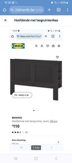 Ikea hoofdeinde, Huis en Inrichting, Slaapkamer | Bedden, 160 cm, Overige maten, Gebruikt, Hout