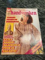 vintage Margriet steekhandwerken jaren 80, Enlèvement, Comme neuf, Tricot ou Crochet, Autres types