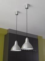 Twee hanglampen Ikea 25 cm, Ophalen, Zo goed als nieuw, Industrial, Metaal