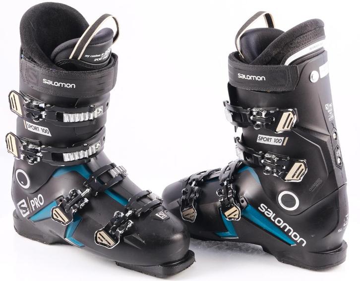 42 42,5 EU skischoenen SALOMON S/PRO SPORT 100, Sport en Fitness, Skiën en Langlaufen, Gebruikt, Schoenen, Ski, Salomon, Carve