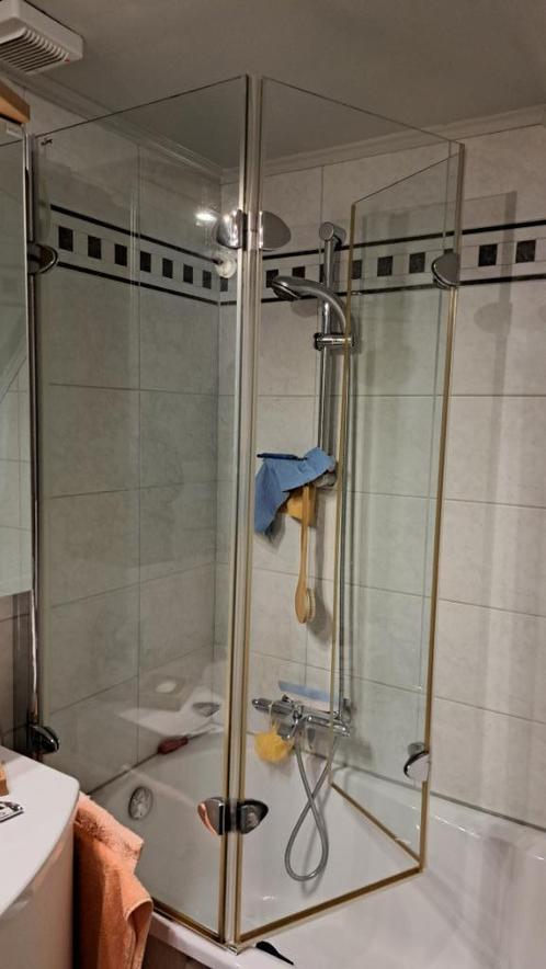 scherm ligbad, Huis en Inrichting, Badkamer | Complete badkamers, Gebruikt, Ophalen