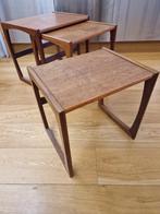 G-Plan nested sidetables (set van 3), Huis en Inrichting, Ophalen, Gebruikt, Teakhout