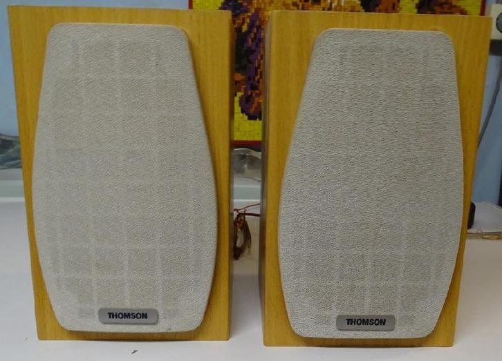 Enceintes Thomson 10 watts, Audio, Tv en Foto, Luidsprekerboxen, Zo goed als nieuw, Ophalen