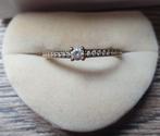 Ti sento Milano damesring 925 zilver, Handtassen en Accessoires, Ringen, Met kristal, 18 tot 19, Ophalen of Verzenden, Zo goed als nieuw