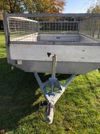 Aanhangwagen met loofrek, Ophalen