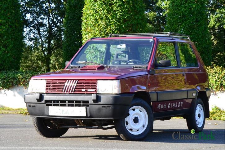 Fiat Panda 4x4 Sisley (bj 1990), Auto's, Oldtimers, Bedrijf, Te koop, 4x4, Fiat, Benzine, Stadsauto, 3 deurs, Handgeschakeld, Rood