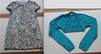 Blue bay katten jurkje 10 jaar + bollero, Kinderen en Baby's, Kinderkleding | Maat 140, Gebruikt, Meisje, Ophalen of Verzenden