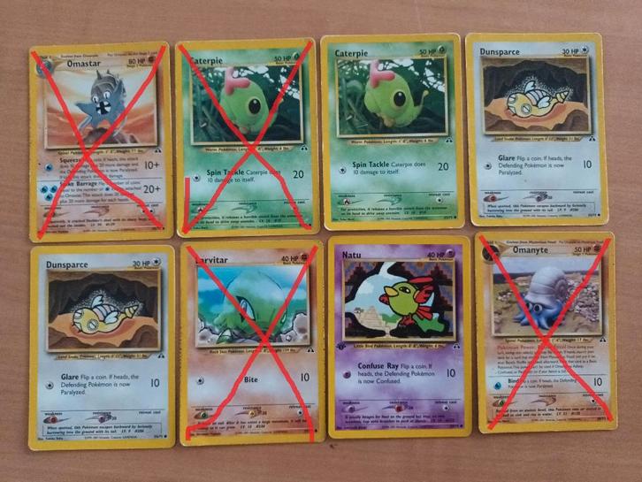 Pokémon Neo Discovery set (juni 2001), Hobby en Vrije tijd, Verzamelkaartspellen | Pokémon, Zo goed als nieuw, Meerdere kaarten