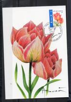 Année 2007 : Carte maximum 3723 - Tulipe rose - Buzin - Obli, Ophalen of Verzenden
