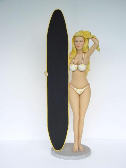 Statue Bikini Girl avec tableau de menu 164 cm - avec tablea, Collections, Statues & Figurines, Neuf, Enlèvement ou Envoi