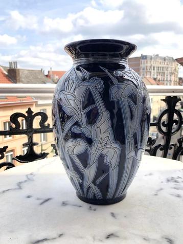 Magnifique vase en grès d'Alsace