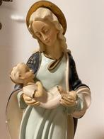 Antieke grote Franse madonna met kind. Gips, Antiek en Kunst, Antiek | Religieuze voorwerpen, Ophalen