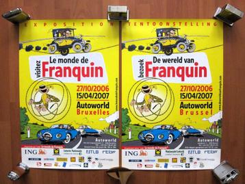 2 Affiches Spirou Le monde de Franquin (2006) FR + VL