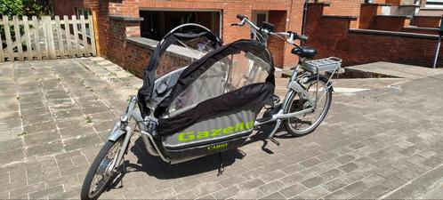 gazelle cabby, Fietsen en Brommers, Fietsen | Bakfietsen, Zo goed als nieuw, Gazelle, 3 kinderen, Elektrisch, Ophalen