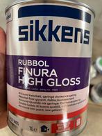 Sikkens Rubbol finura grijsgroene lak 1liter, Hobby en Vrije tijd, Schilderen, Ophalen of Verzenden, Nieuw