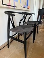 3 stoelen zwarte eetkamerstoelen, Ophalen, Gebruikt, Drie, Zwart
