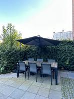 Parasol 3m anthracite, Tuin en Terras, Ophalen, Zo goed als nieuw, 3 tot 4 meter, Overige typen