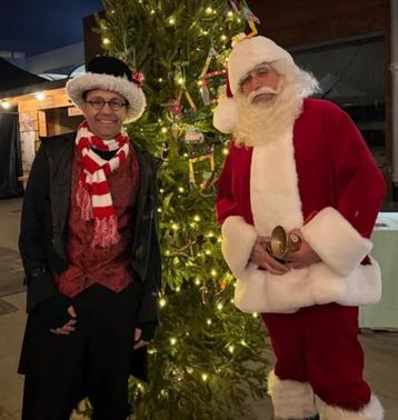 Kerstman op bezoek beschikbaar voor biedingen