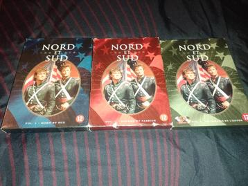 Te koop in een dvd-box de complete Noord- en Zuid-serie  beschikbaar voor biedingen